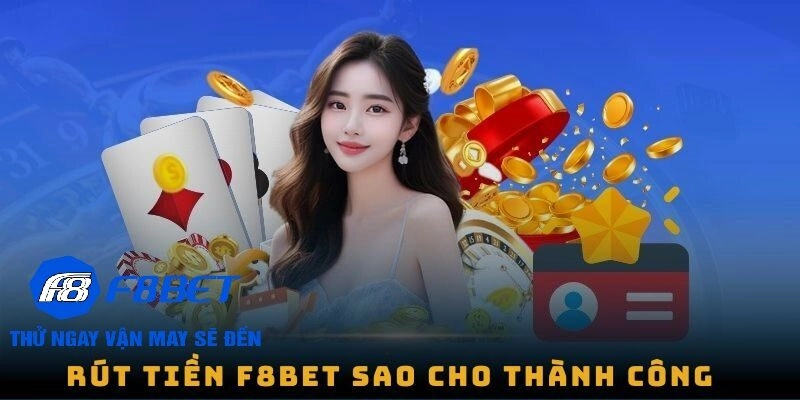 Các bước thực hiện rút tiền F8BET đơn giản