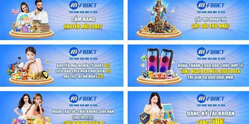 Chính sách khuyến mãi và ưu đãi khi nhấp link vào F8BET